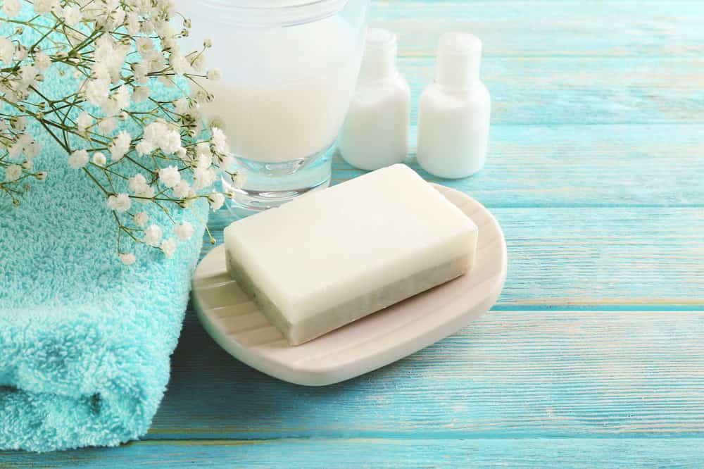 Different brands of soaps for export