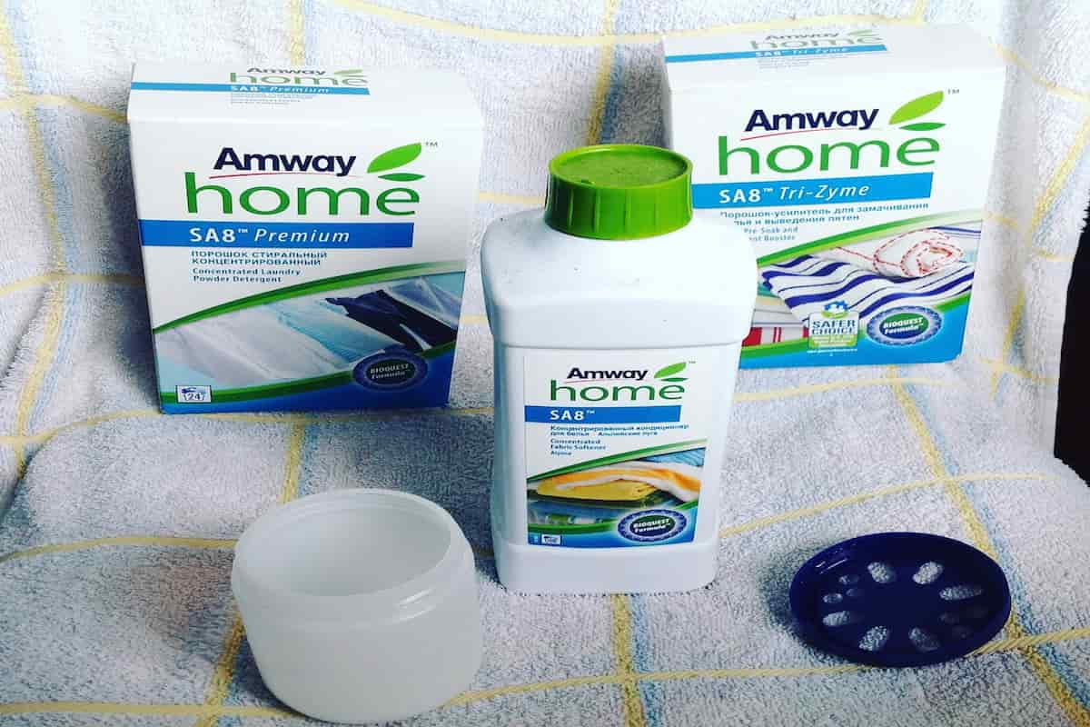  Amway Detergent Powder; Softening Clothes Preserving Color Fabric Cleaning Stains 